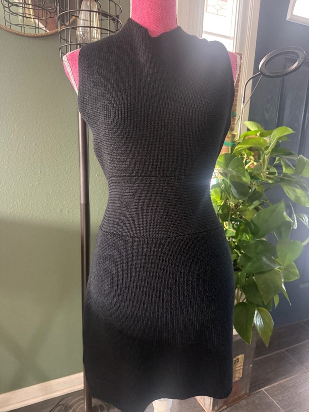 NWT, halter sweater dress.
